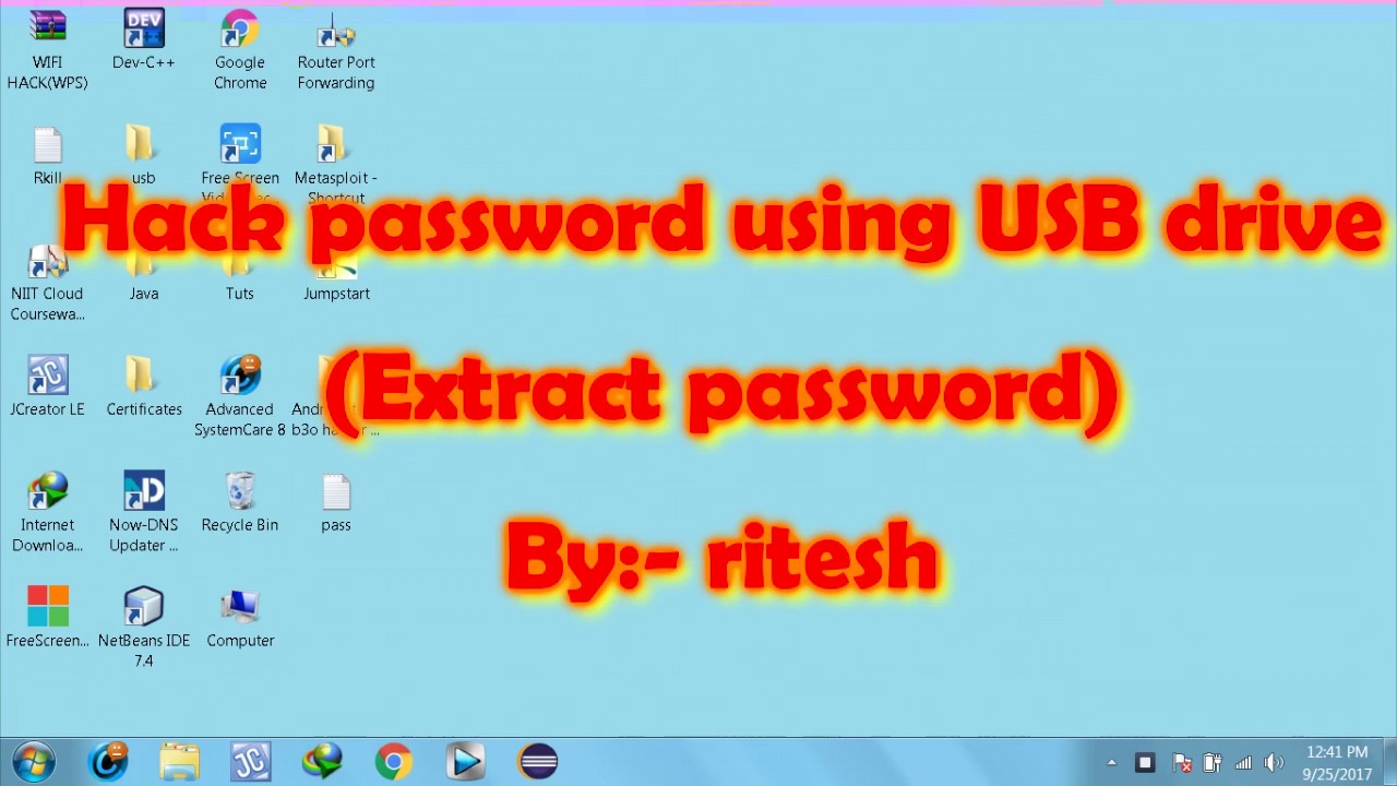 usb flash drive password stealer